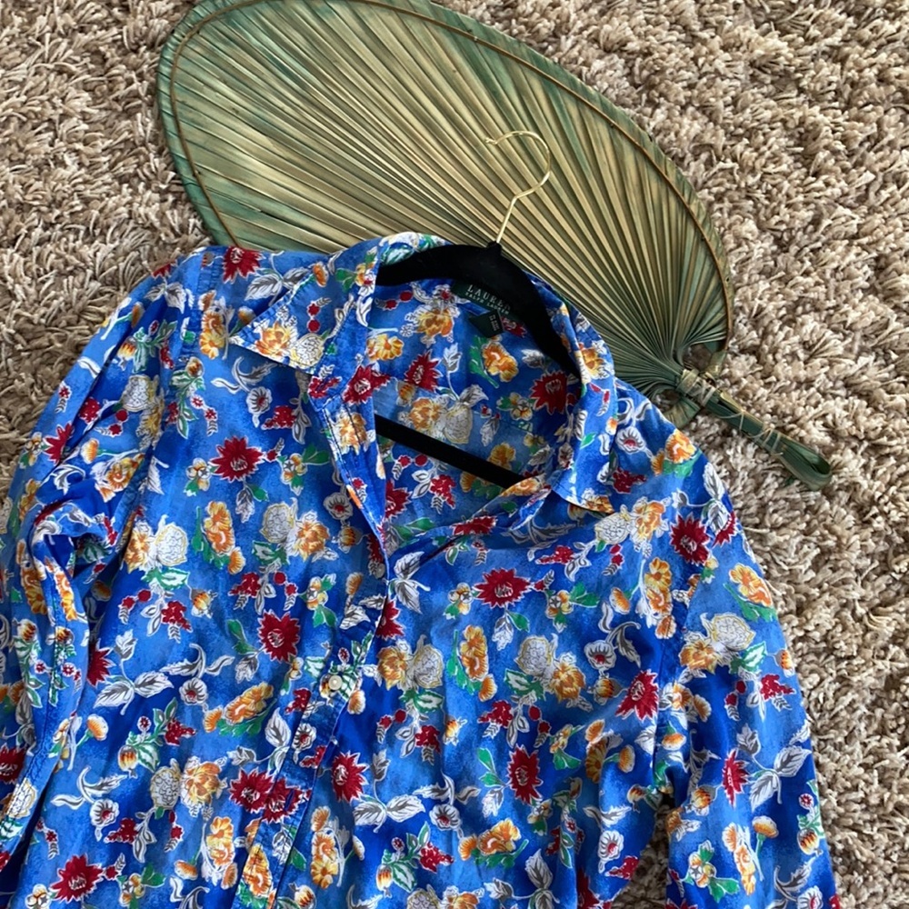 Ralph Lauren Floral Button Down